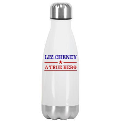 Liz Cheney A True Hero Stainless Steel Insulated Water Bottle