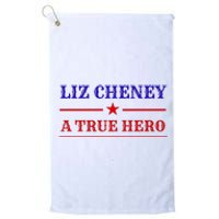 Liz Cheney A True Hero Platinum Collection Golf Towel