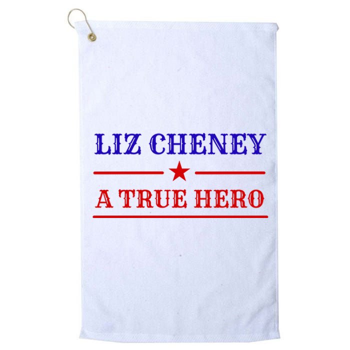 Liz Cheney A True Hero Platinum Collection Golf Towel