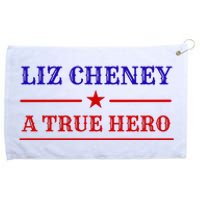 Liz Cheney A True Hero Grommeted Golf Towel