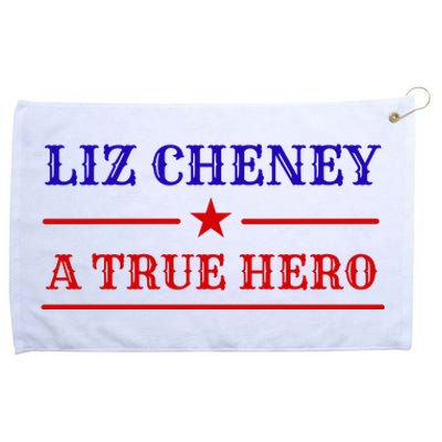 Liz Cheney A True Hero Grommeted Golf Towel