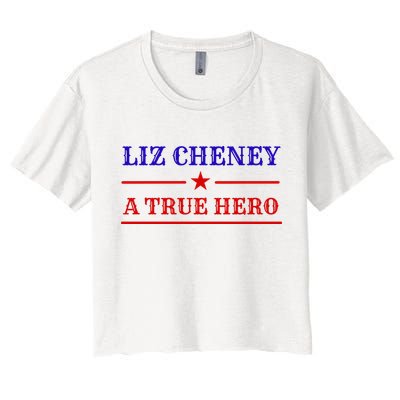 Liz Cheney A True Hero Crop Top