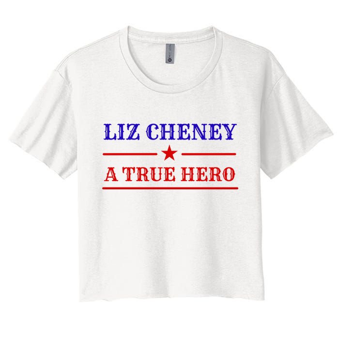 Liz Cheney A True Hero Crop Top