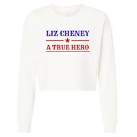 Liz Cheney A True Hero Cropped Pullover Crew