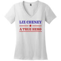 Liz Cheney A True Hero Women's V-Neck T-Shirt