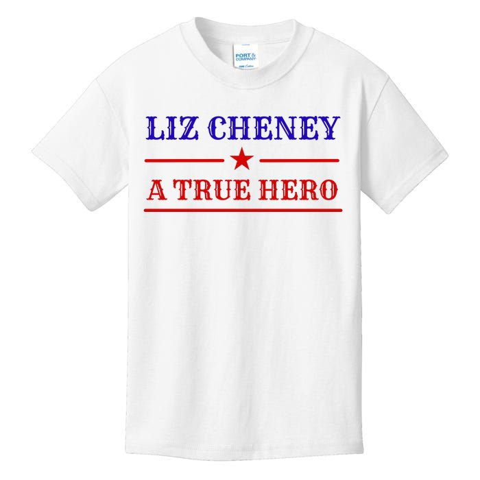 Liz Cheney A True Hero Kids T-Shirt