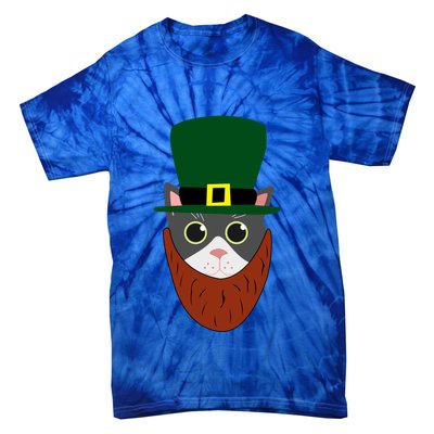 Leprechaun Cat Animal Fun St Patricks Day Cute Gift Cute Gift Tie-Dye T-Shirt