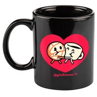 Love Coffee and Conchita Heart Heart and Love 11oz C Handle Ceramic Mug
