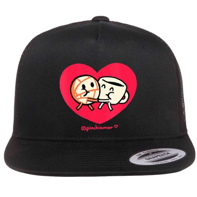 Love Coffee and Conchita Heart Heart and Love Flatbill Hat