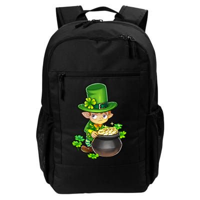 leprechaun cute adorable mischievous tiny greedy hoarding  Daily Commute Backpack