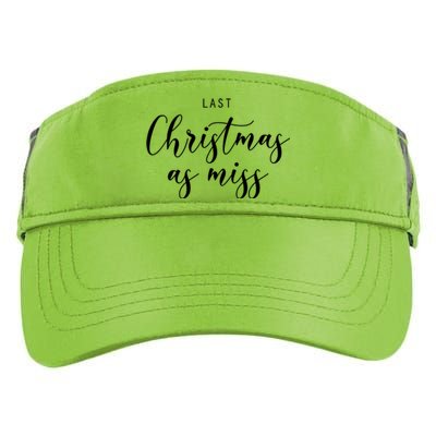 Last Christmas As Miss Fiance Xmas Gift For Bride To Be Gift Adult Drive Performance Visor