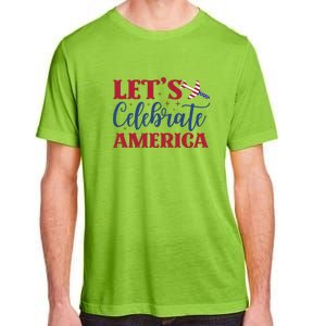 Let's Celebrate America Memorial Day Gift Adult ChromaSoft Performance T-Shirt