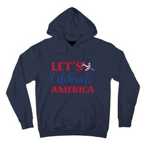 Let's Celebrate America Memorial Day Gift Tall Hoodie