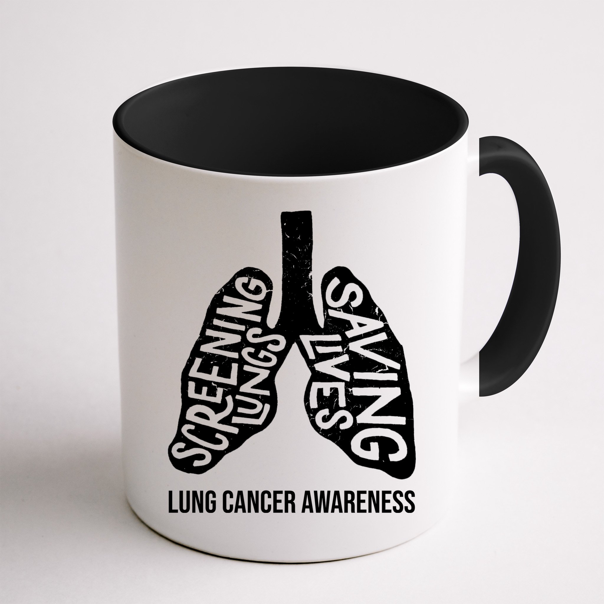 Lung Cancer Awareness Saving Lives Mug
