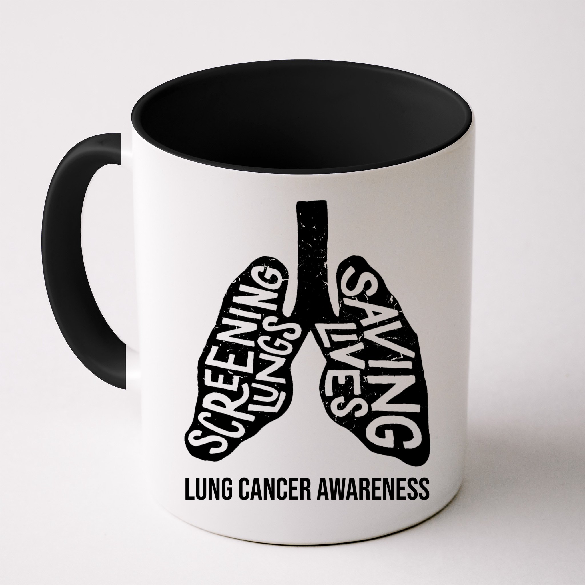 Lung Cancer Awareness Saving Lives Mug