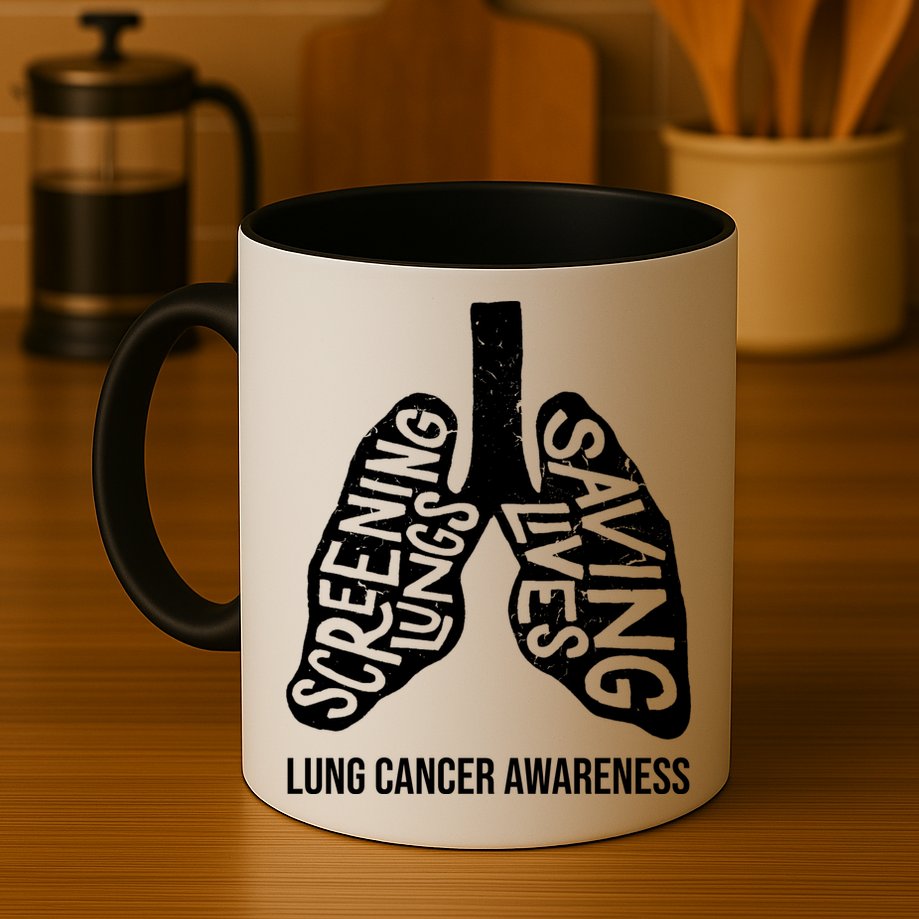 Lung Cancer Awareness Saving Lives Mug