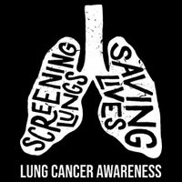 Lung Cancer Awareness Saving Lives Drawstring Bag