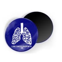 Lung Cancer Awareness Saving Lives Magnet