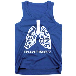 Lung Cancer Awareness Saving Lives Tank Top