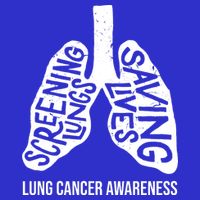 Lung Cancer Awareness Saving Lives Womens T-Shirt