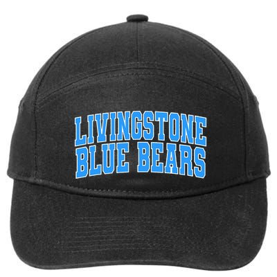 Livingstone College Blue Bears 7-Panel Snapback Hat