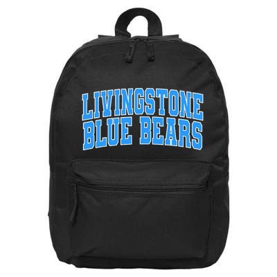 Livingstone College Blue Bears 16 in Basic Backpack