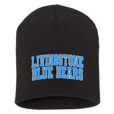Livingstone College Blue Bears Short Acrylic Beanie