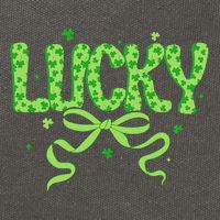 Lucky Coquette Bow St PatrickS Day Shamrock Ireland Irish Cotton Canvas Backpack