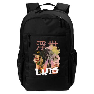 Luis Cute Boy Name With Cool Japanese Tiger & Kanji Backpack