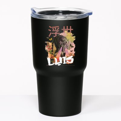 Luis Cute Boy Name With Cool Japanese Tiger & Kanji Tumbler