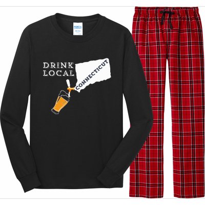 Local Craft Beer Connecticut Drink Local Long Sleeve Pajama Set