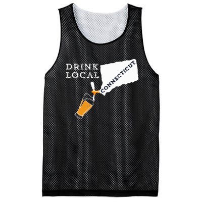 Local Craft Beer Connecticut Drink Local Mesh Reversible Basketball Jersey Tank