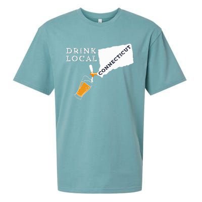 Local Craft Beer Connecticut Drink Local Sueded Cloud Jersey T-Shirt