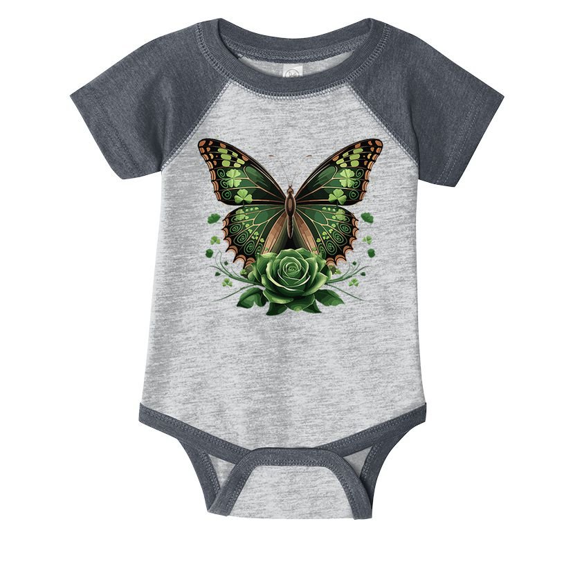 Lucky Celtic Butterfly  Irish Heritage St Infant Baby Jersey Bodysuit