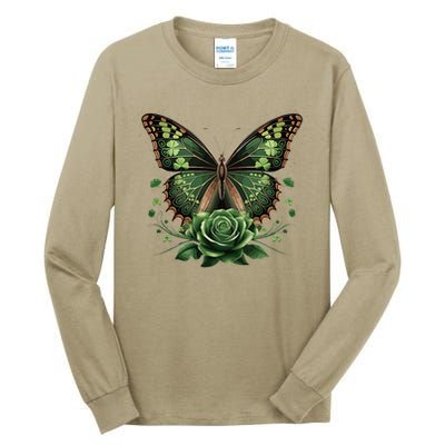Lucky Celtic Butterfly  Irish Heritage St Tall Long Sleeve T-Shirt