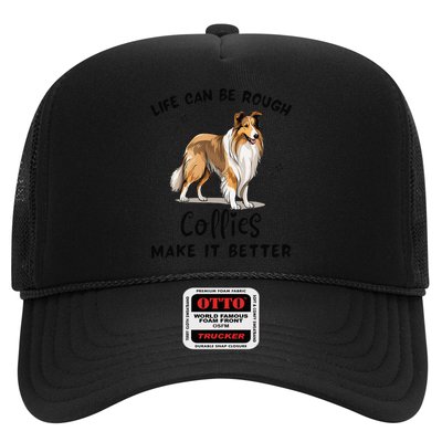 Life Can Be Rough Collies Make It Better Rough Collie Hat