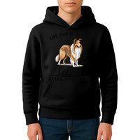 Life Can Be Rough Collies Make It Better Rough Collie Kids Hoodie