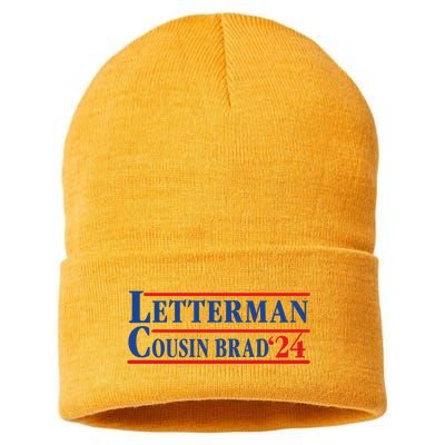 Letterman Cousin Brad 2024 Sustainable Knit Beanie