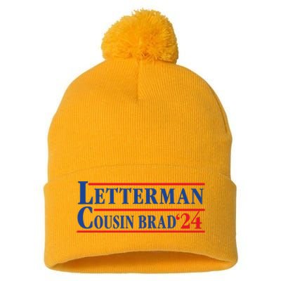 Letterman Cousin Brad 2024 Pom Pom 12in Knit Beanie