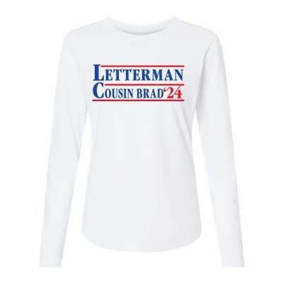 Letterman Cousin Brad 2024 Womens Cotton Relaxed Long Sleeve T-Shirt