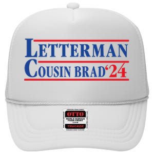 Letterman Cousin Brad 2024 High Crown Mesh Back Trucker Hat