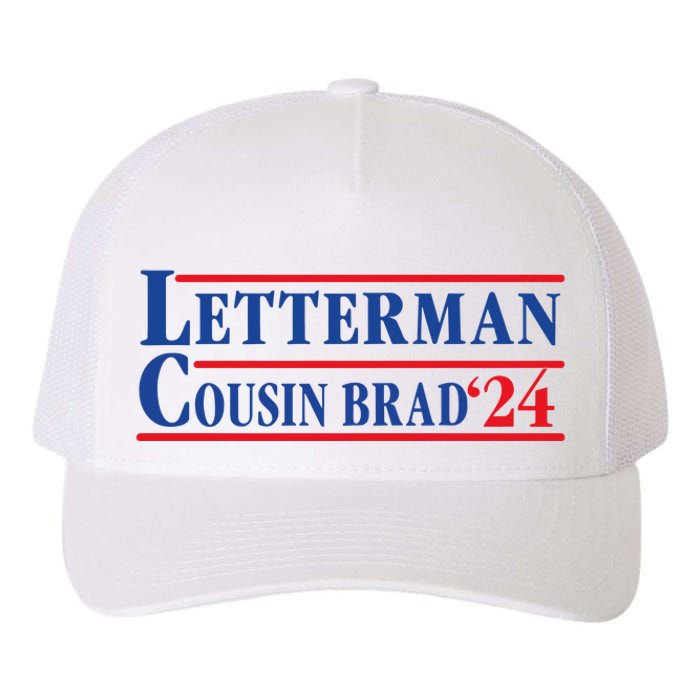 Letterman Cousin Brad 2024 Yupoong Adult 5-Panel Trucker Hat