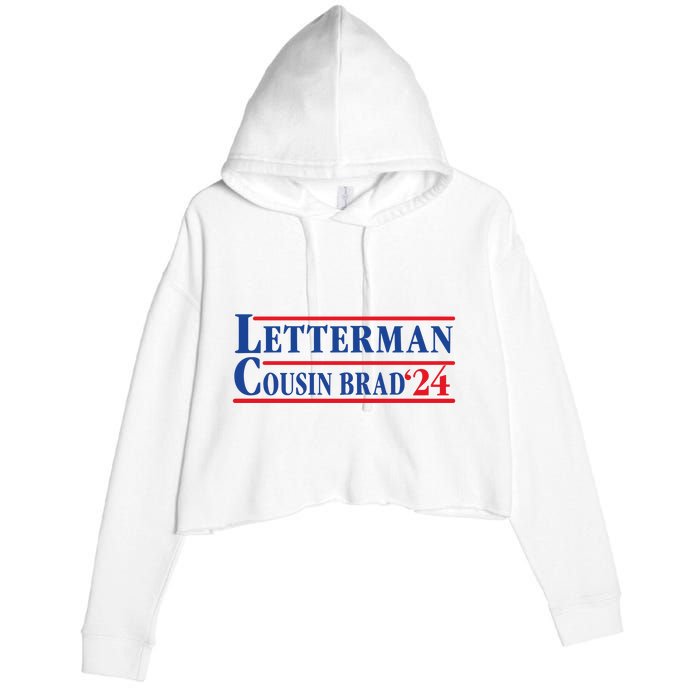 Letterman Cousin Brad 2024 Crop Fleece Hoodie