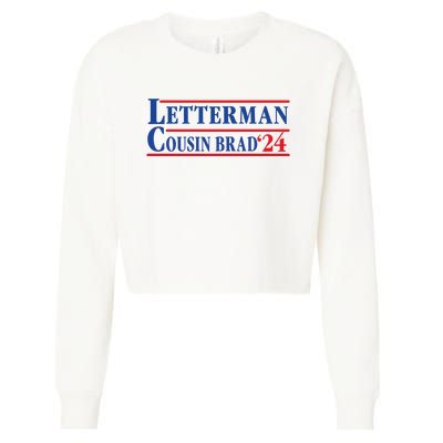 Letterman Cousin Brad 2024 Cropped Pullover Crew