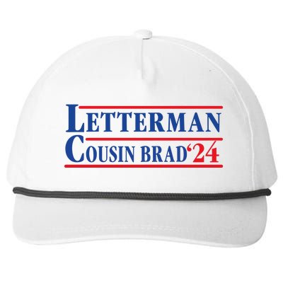 Letterman Cousin Brad 2024 Snapback Five-Panel Rope Hat