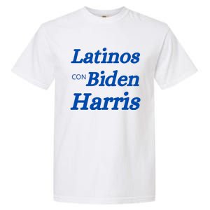 Latinos Con Biden Harris Garment-Dyed Heavyweight T-Shirt