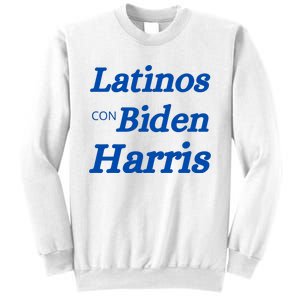 Latinos Con Biden Harris Sweatshirt