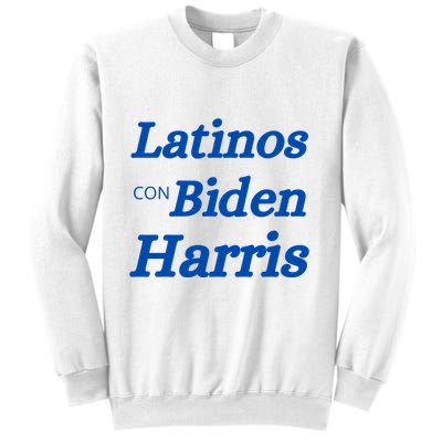 Latinos Con Biden Harris Sweatshirt