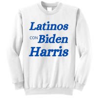 Latinos Con Biden Harris Sweatshirt