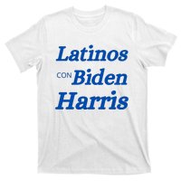 Latinos Con Biden Harris T-Shirt